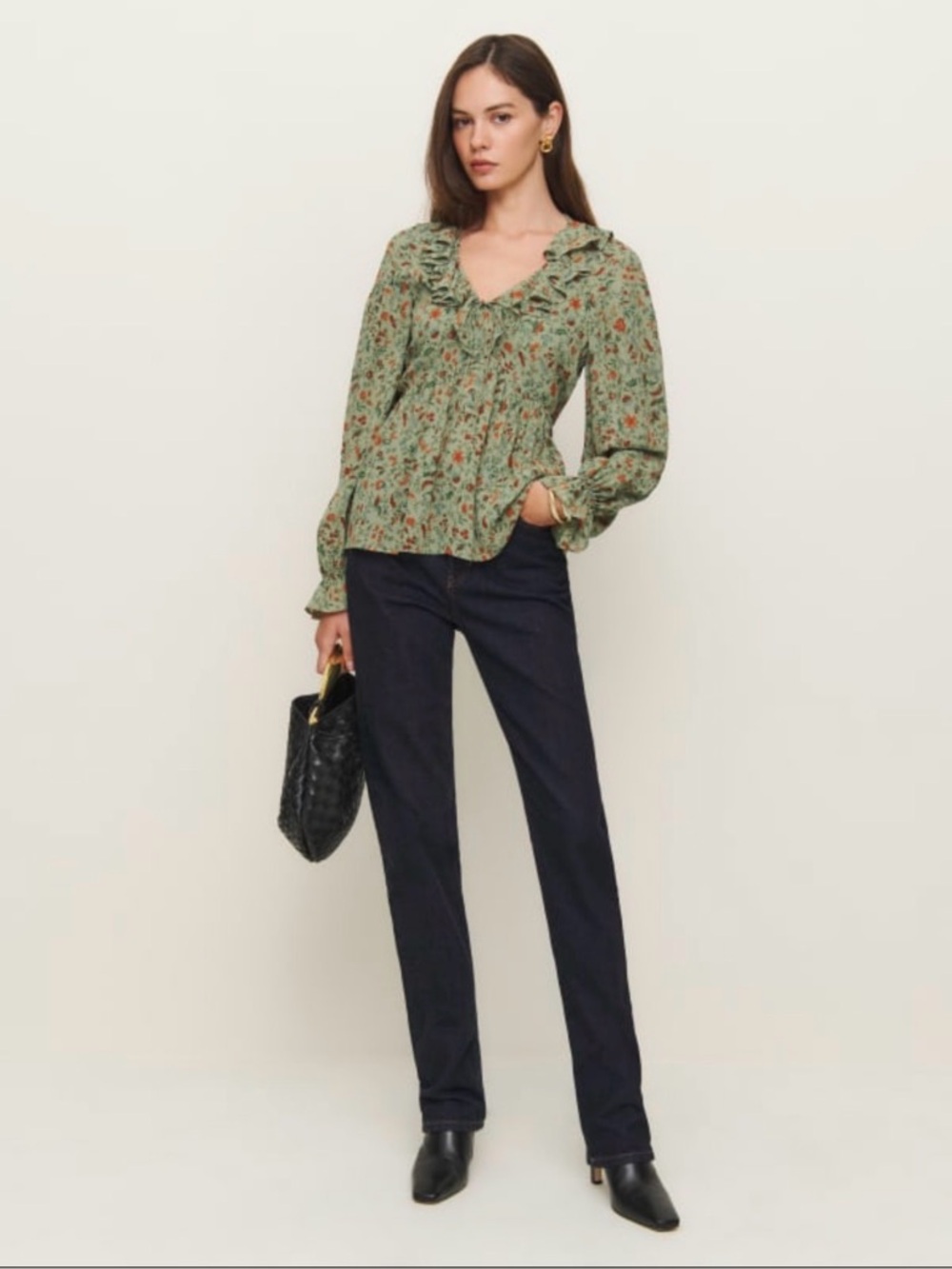 Wyn Floral Ruffled Top - Picture 2 of 7